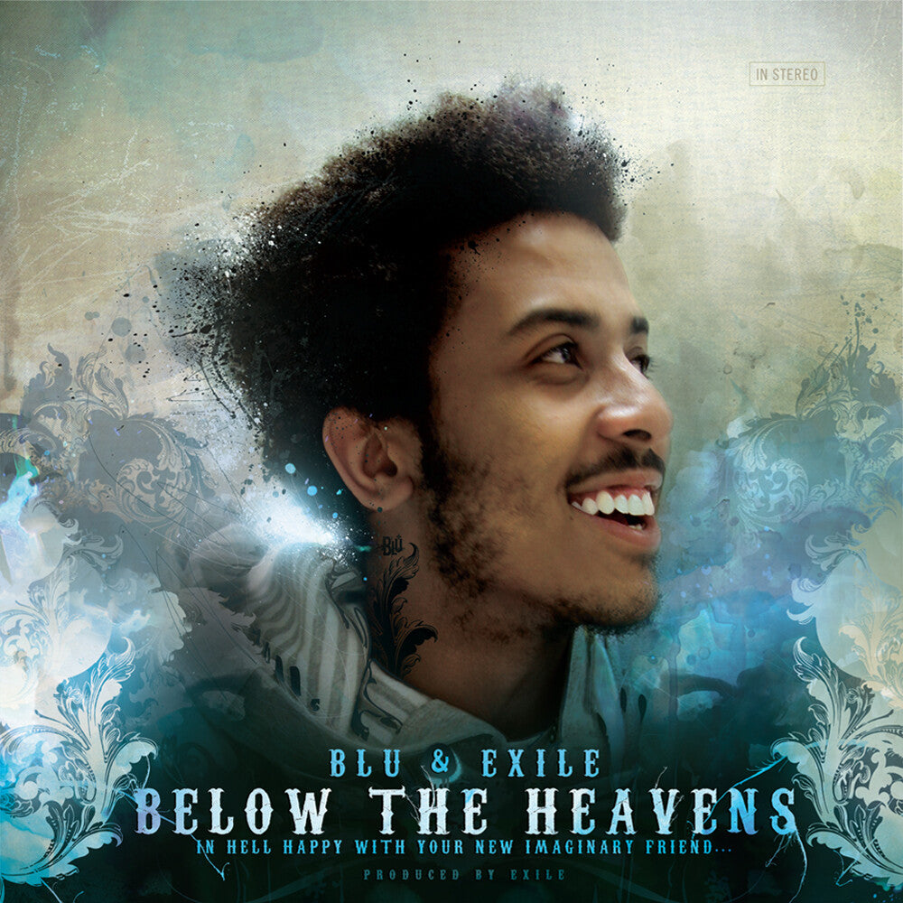 the album cover for Blu & Exile - Below The Heavens