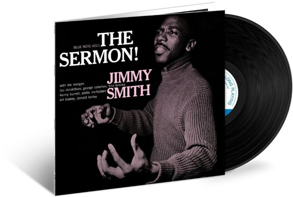 the album cover for Jimmy Smith - Sermon (Blue Note Tone Poet Vinyl Series) [180 Gram]