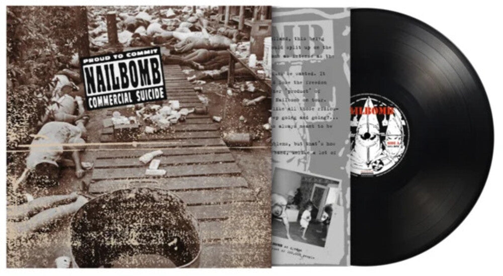 the album cover for Nailbomb - Proud To Commit Commercial Suicide (Blk) [180 Gram]