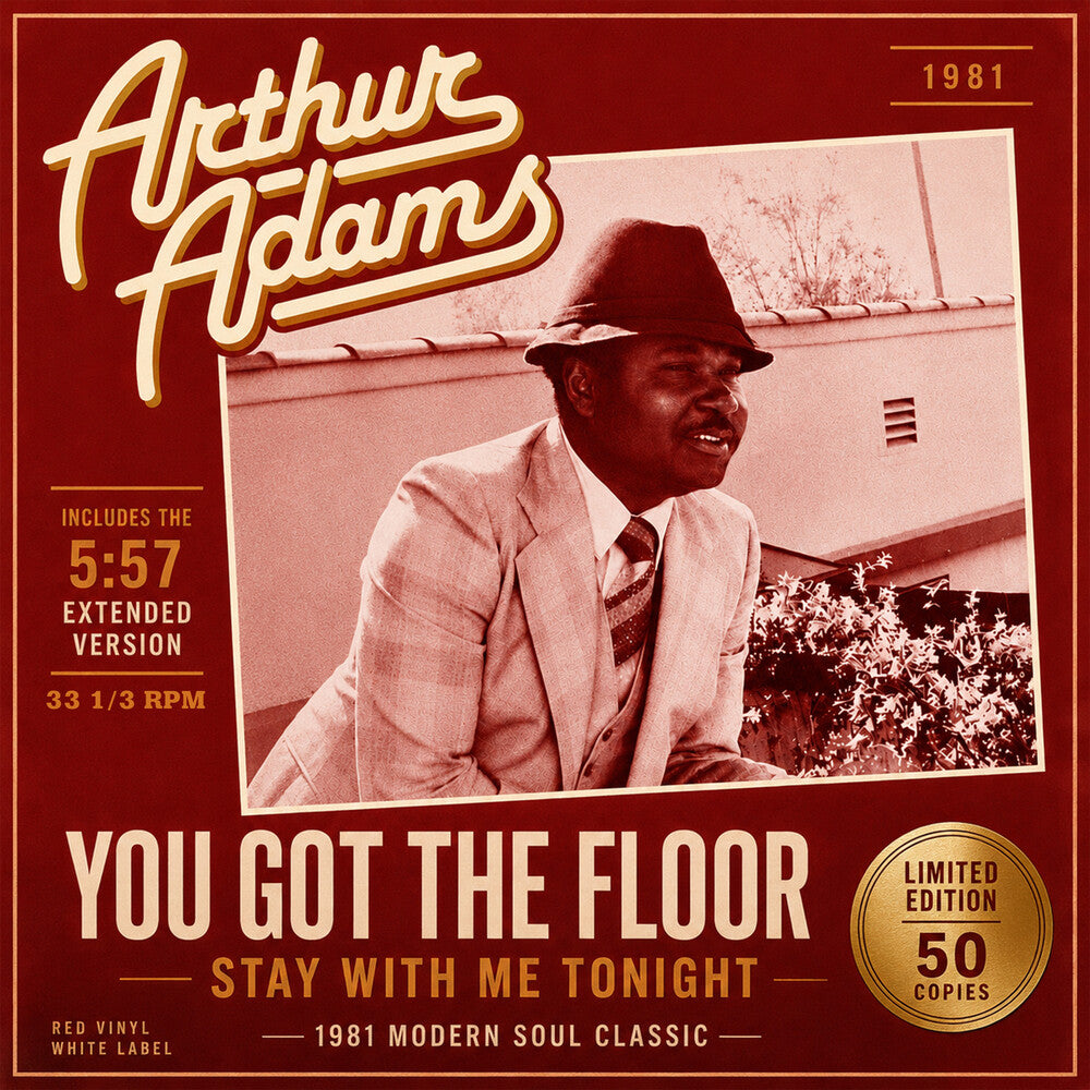 the album cover for Arthur Adams - You Got The Floor / Stay With Me [Signed]