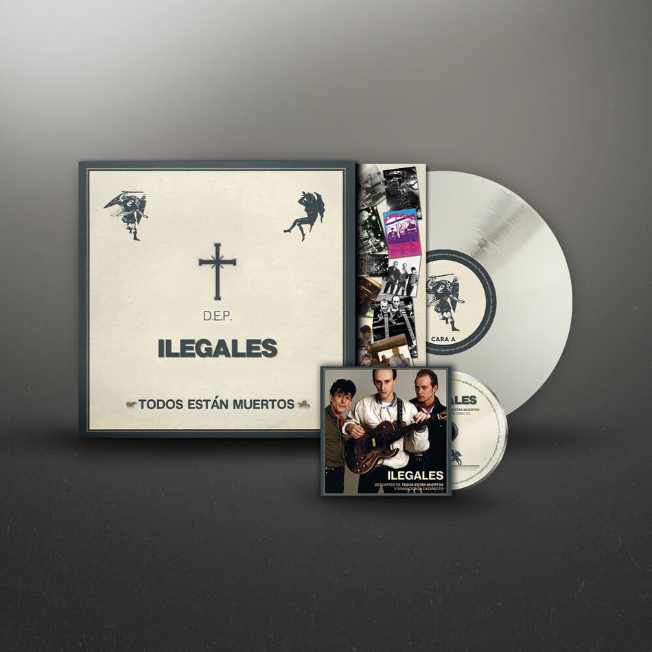 the album cover for Ilegales - Todos Estan Muertos - Limited White Vinyl + Cd