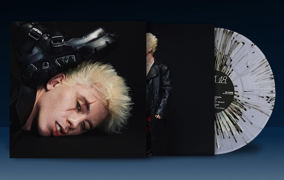 the album cover for Walls - Luna 18 - Special Deluxe Splatter Vinyl [Colored Vinyl]