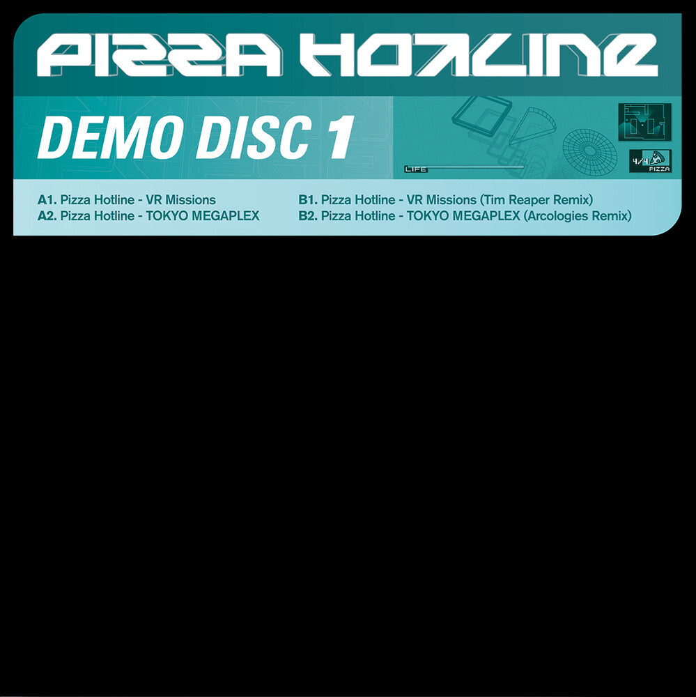 the album cover for Pizza Hotline - Demo Disc 1 [Colored Vinyl] (Grn) [Limited Edition]