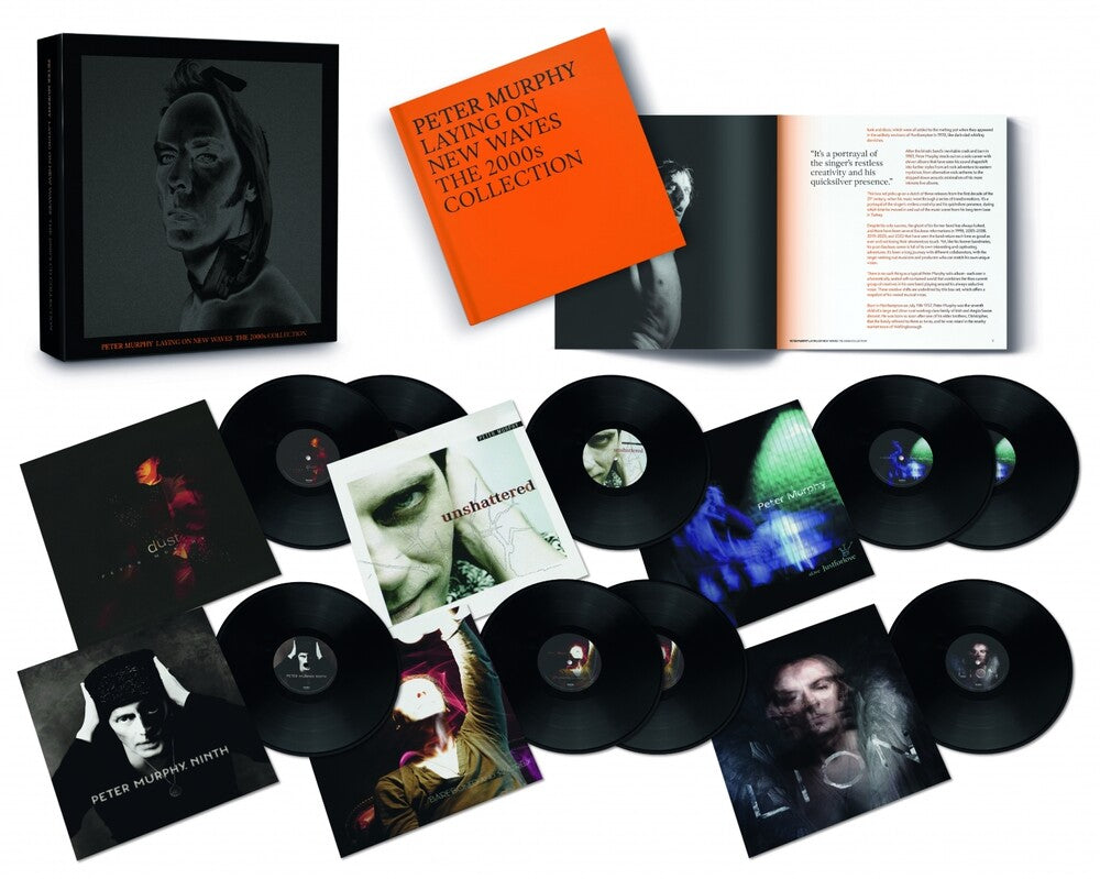 the album cover for Peter Murphy - Laying On New Waves: The 2000s Collection (W/Book)