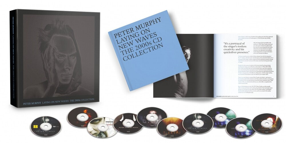 the album cover for Peter Murphy - Laying On New Waves: The 2000s Collection (W/Book)
