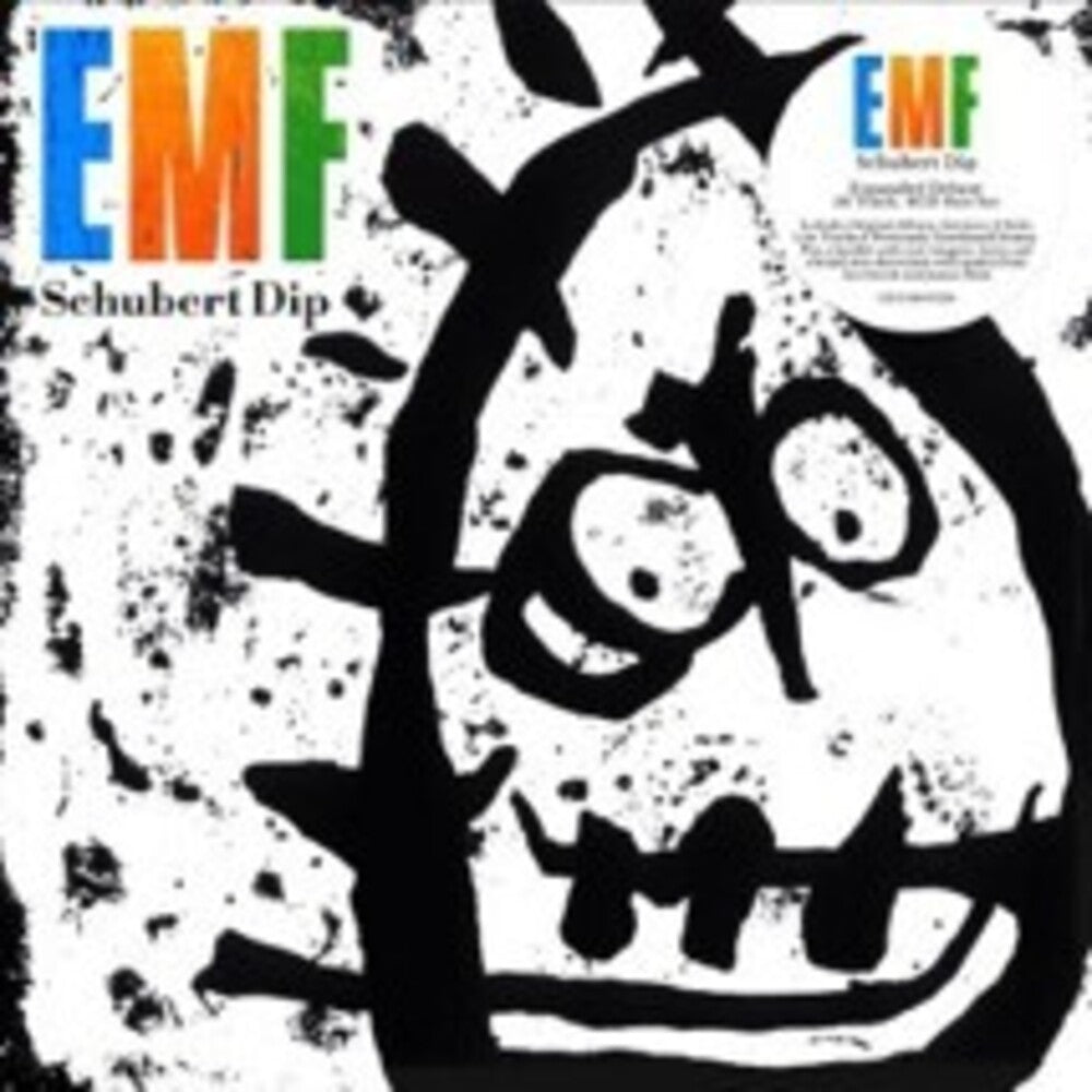 the album cover for Emf - Schubert Dip - Expanded Dlx Green & Orange Vinyl