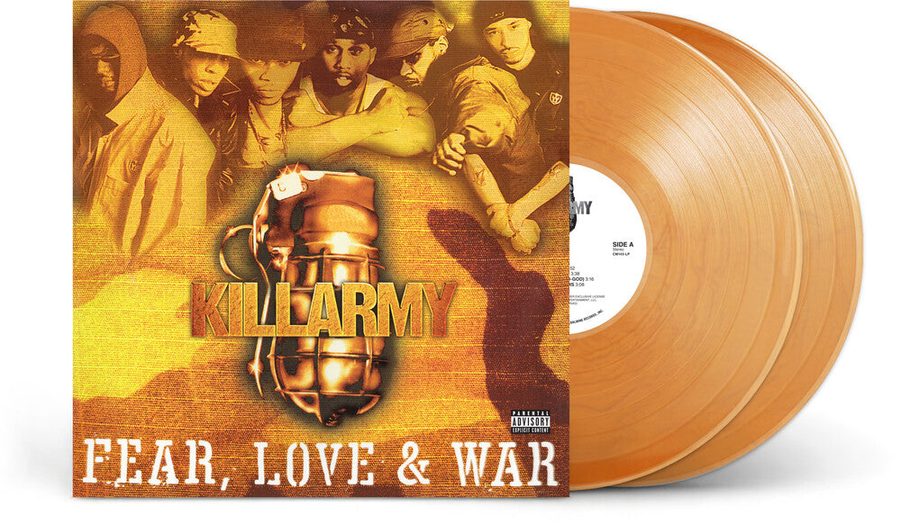the album cover for Killarmy - Fear Love & War [Colored Vinyl] (Copp) (Aniv) [Reissue]
