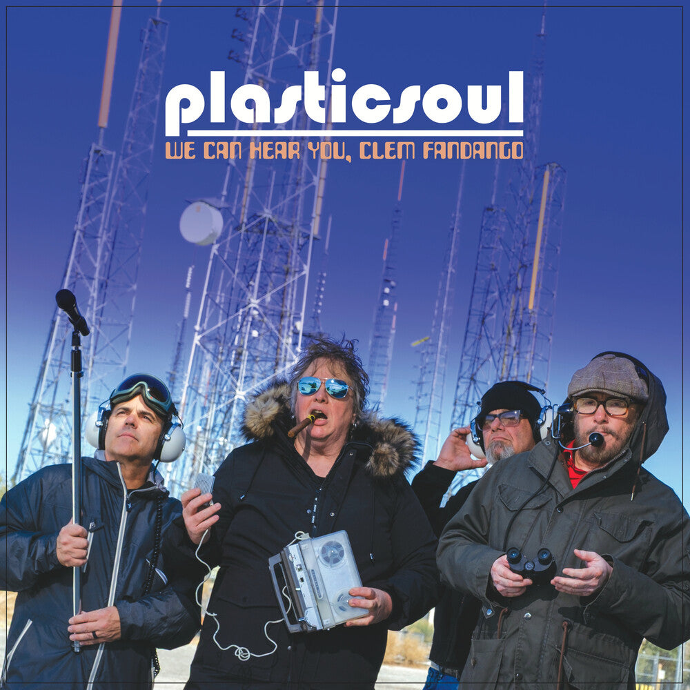 the album cover for Plasticsoul - We Can Hear You Clem Fandango