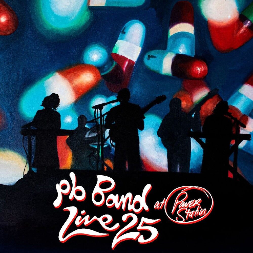 the album cover for Panda Bear - pb band live 25 at power station