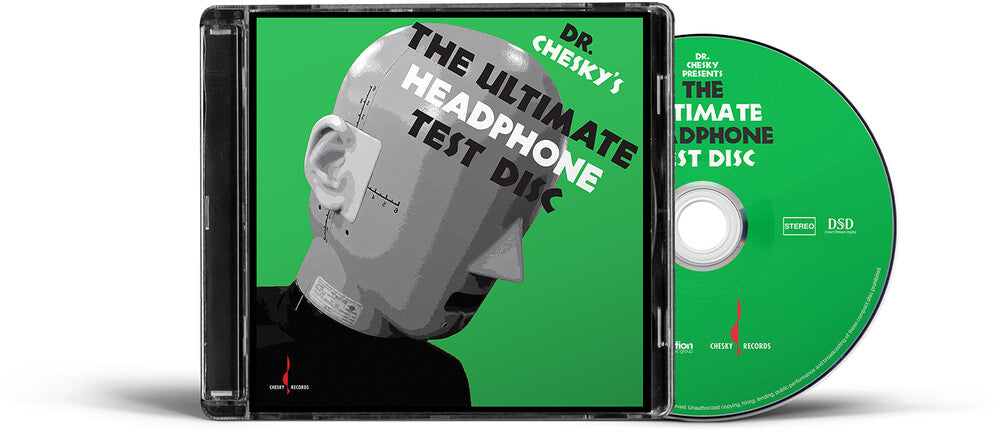 the album cover for Dr Chesky - Ultimate Headphone Test Disc (Sacd Hybrid Stereo)