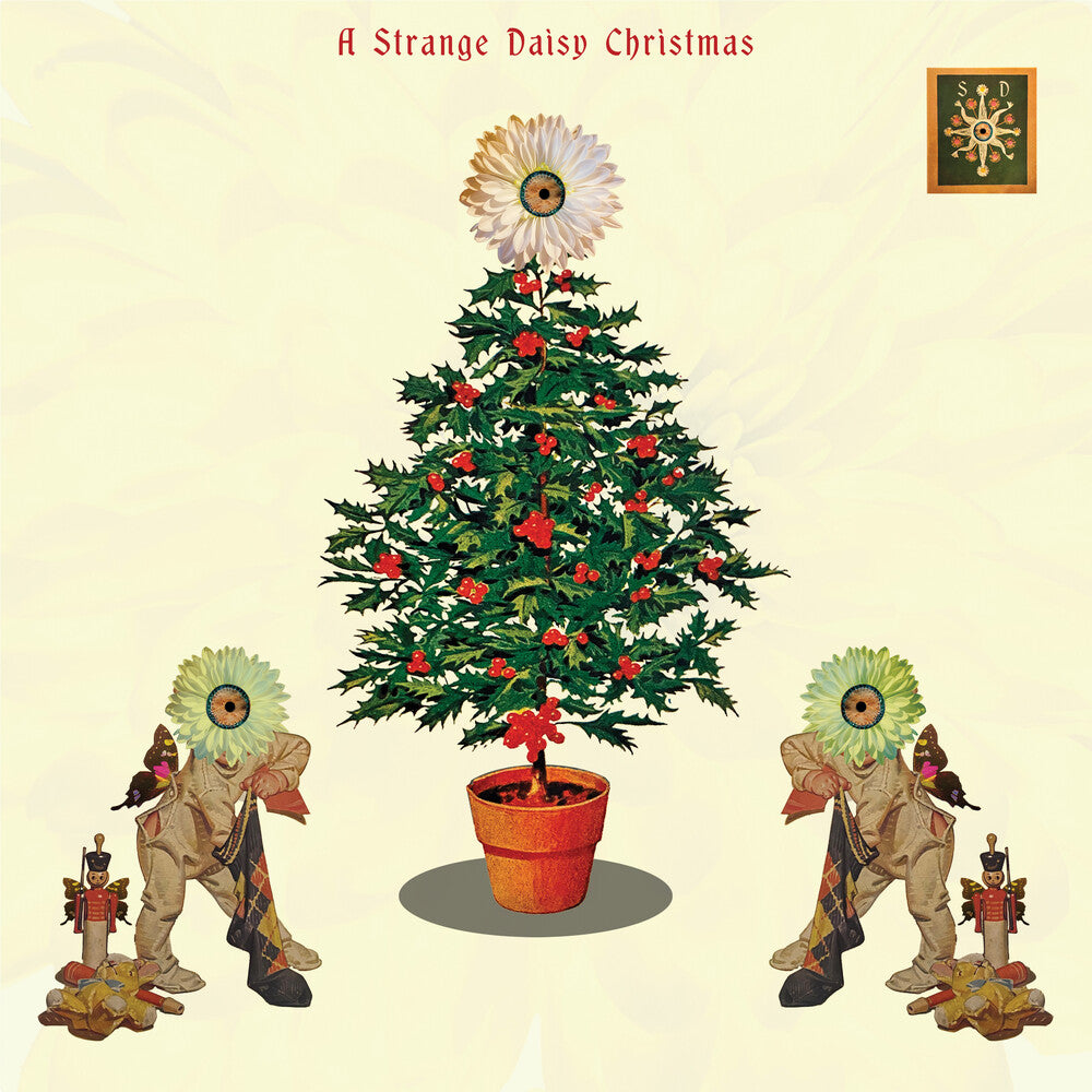 the album cover for Strange Daisy Christmas / Various (Colv) (Gol) - Strange Daisy Christmas / Various [Colored Vinyl] (Gol)