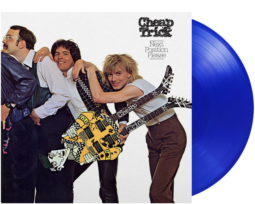 the album cover for Cheap Trick - Next Position Please (Blue) [Colored Vinyl] [Limited Edition] [180 Gram]