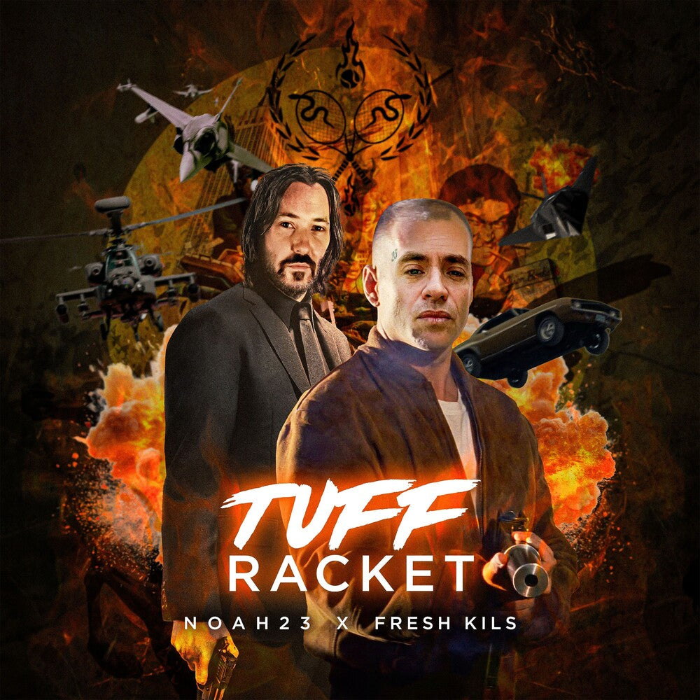 the album cover for Noah23 - Tuff Racket