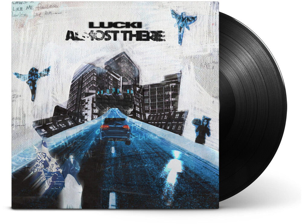 the album cover for Lucki - Almost There