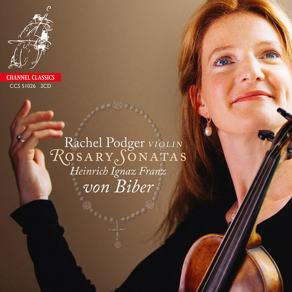 the album cover for Rachel Podger - Biber: Rosary Sonatas