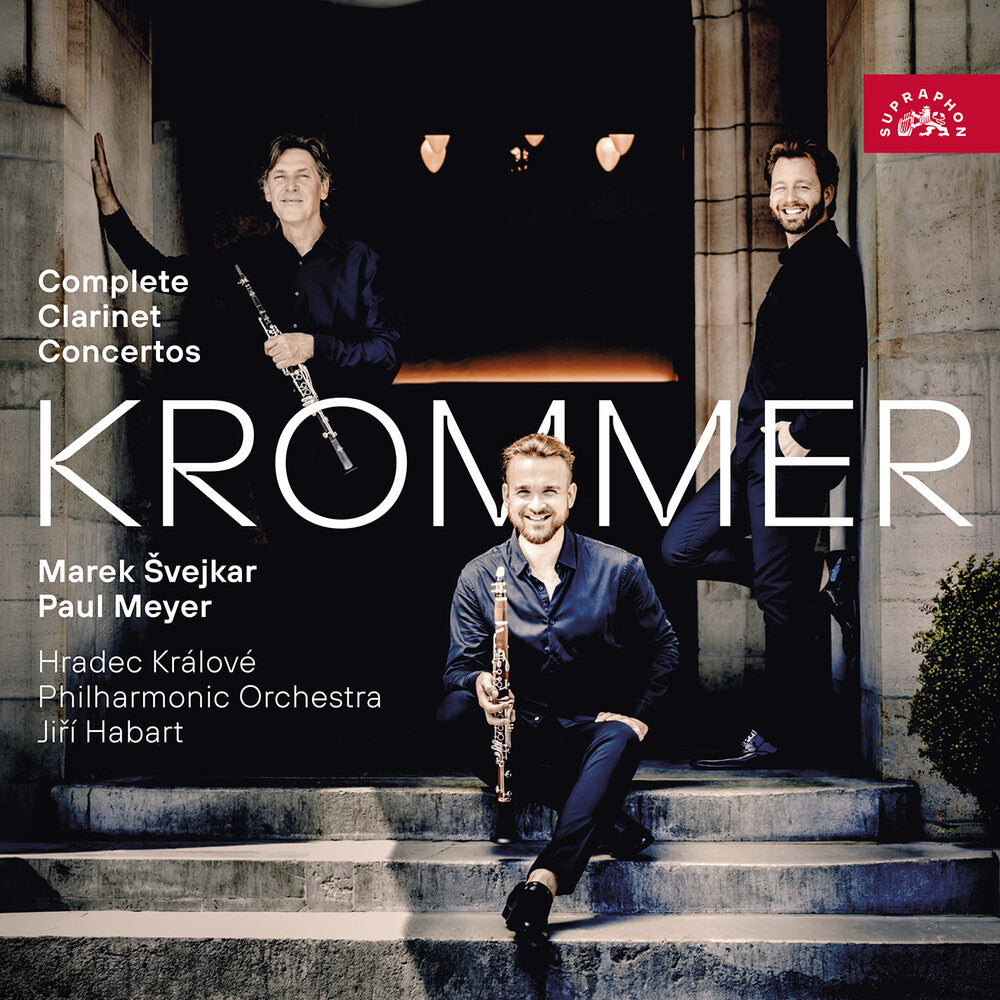 the album cover for Marek Svejkar - Krommer: Complete Clarinet Concertos