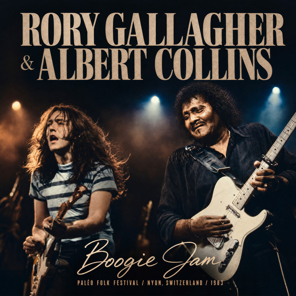the album cover for Rory Gallagher - Boogie Jam [Clear Vinyl] [Limited Edition]