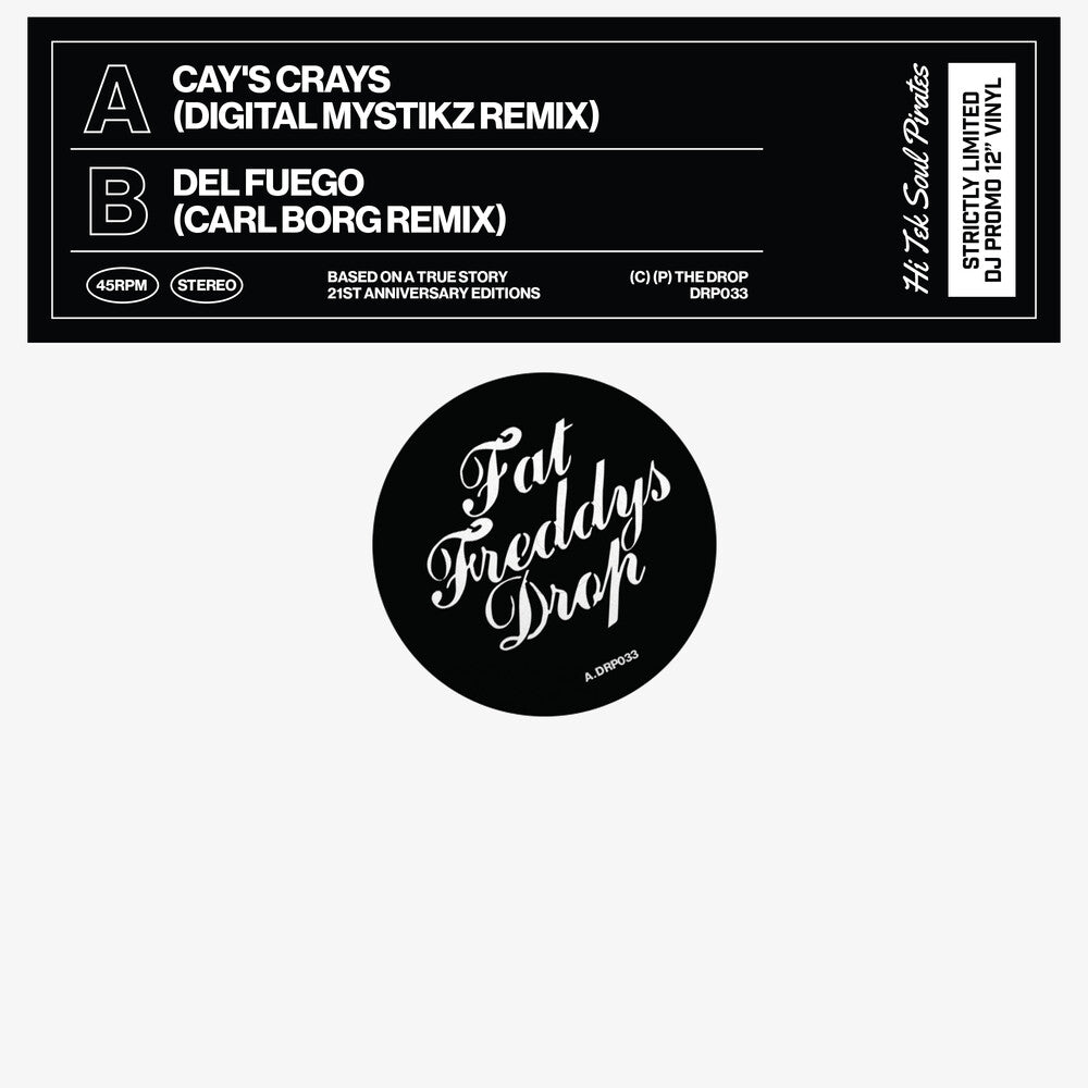 the album cover for Fat Freddy's Drop - Cay's Cray's (Digital Mystikz Remix) [Indie Exclusive] [Limited Edition]