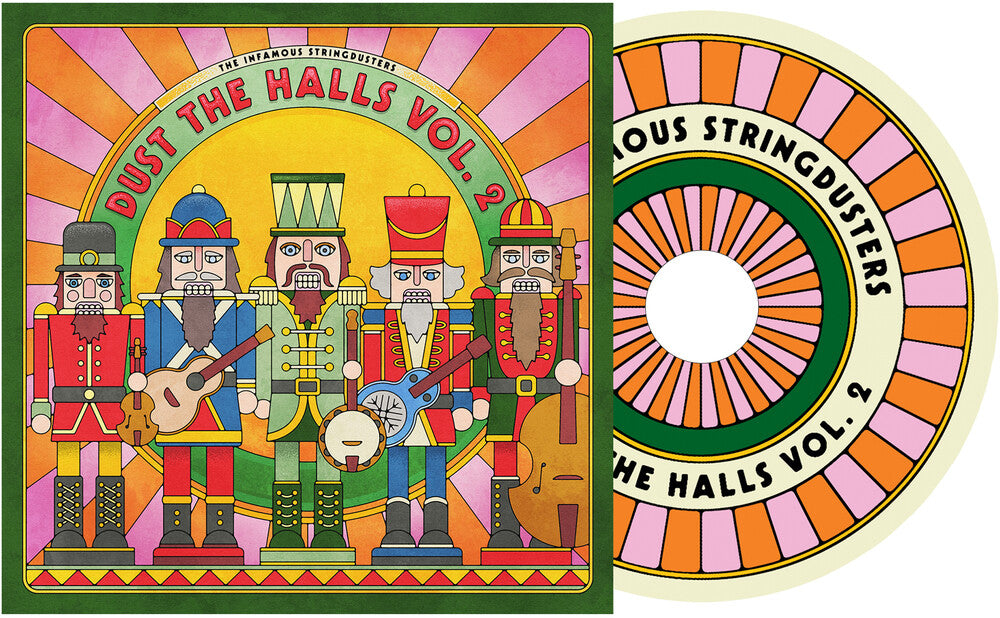the album cover for Infamous Stringdusters - Dust The Halls Vol. 2