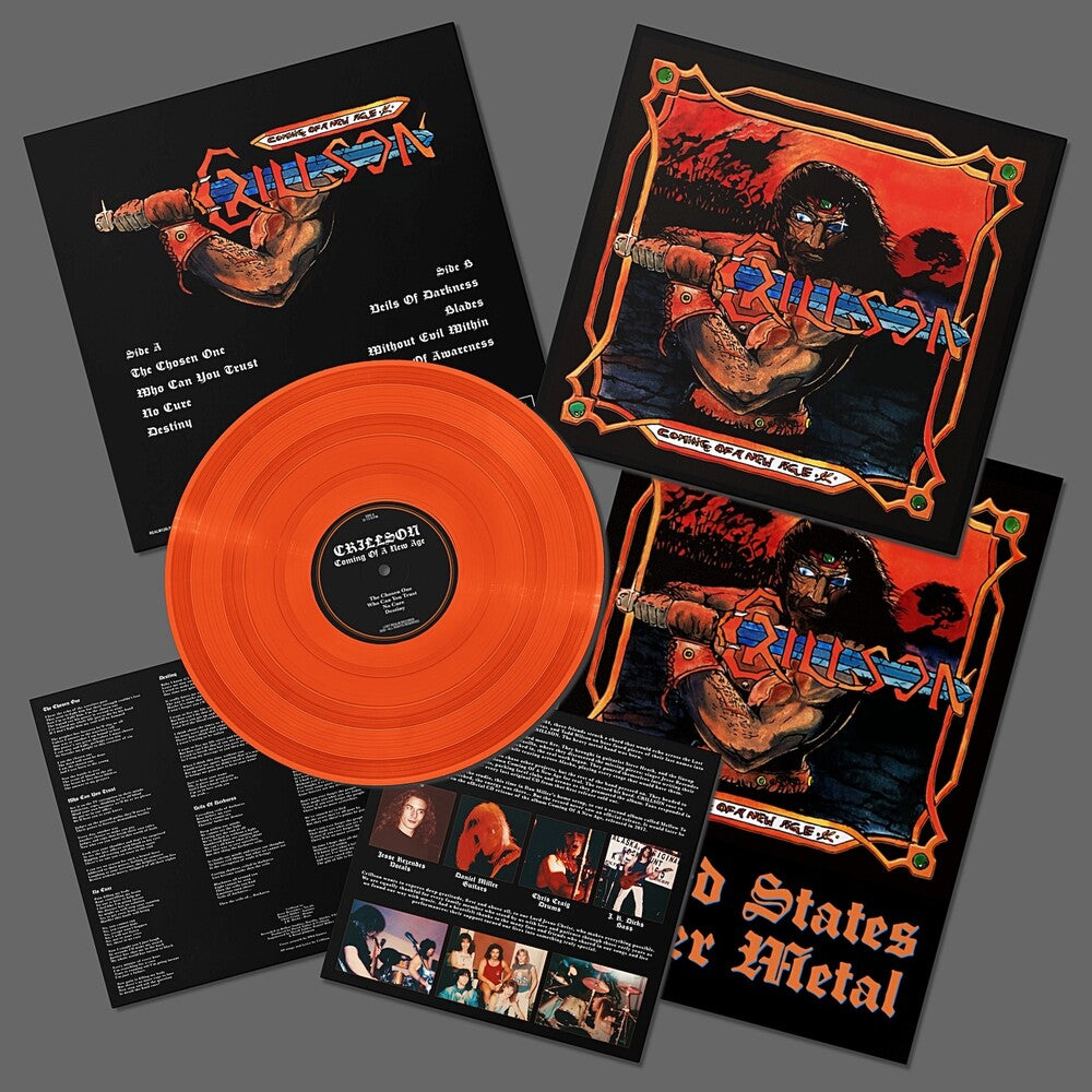 the album cover for Crillson - Coming Of A New Age [Colored Vinyl] (Post)