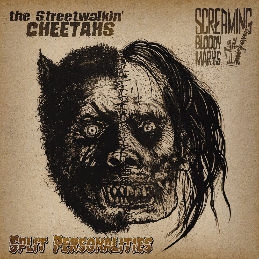 the album cover for Streetwalkin' Cheetahs - Split Personalities