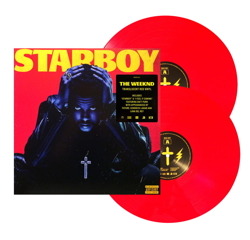 The Weeknd -  Starboy LP (2-Disc Translucent Red Vinyl)