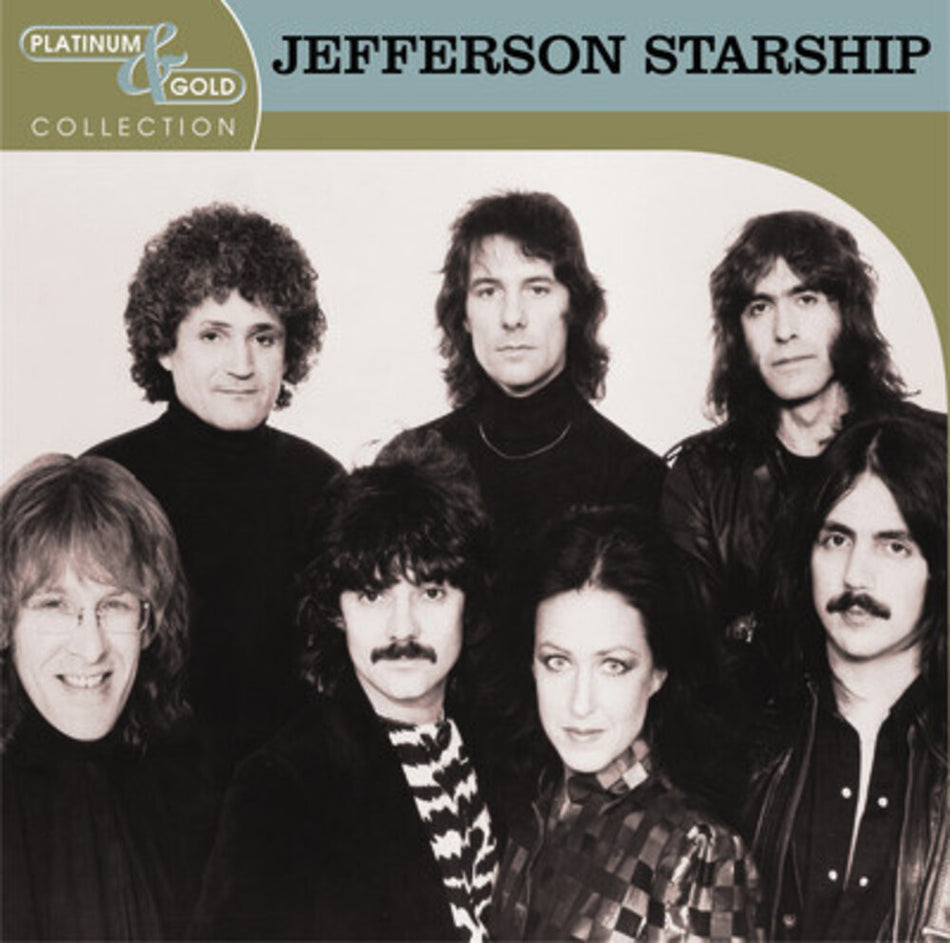 the album cover for Jefferson Starship - Platinum & Gold Collection