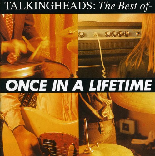 the album cover for Talking Heads - Once in Lifetime