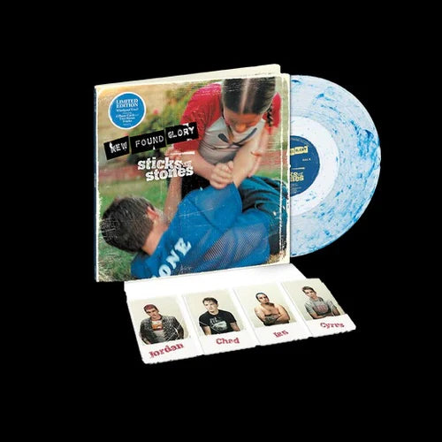 New Found Glory - Sticks and Stones LP (Whirlpool Clear and Blue Vinyl)
