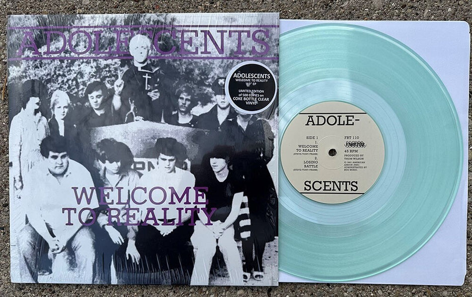 the album cover for Adolescent's Orquesta/Los Adolescents - Welcome to Reality