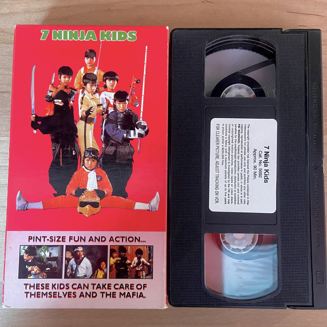 7 Ninja Kids- VHS Tape (Used)