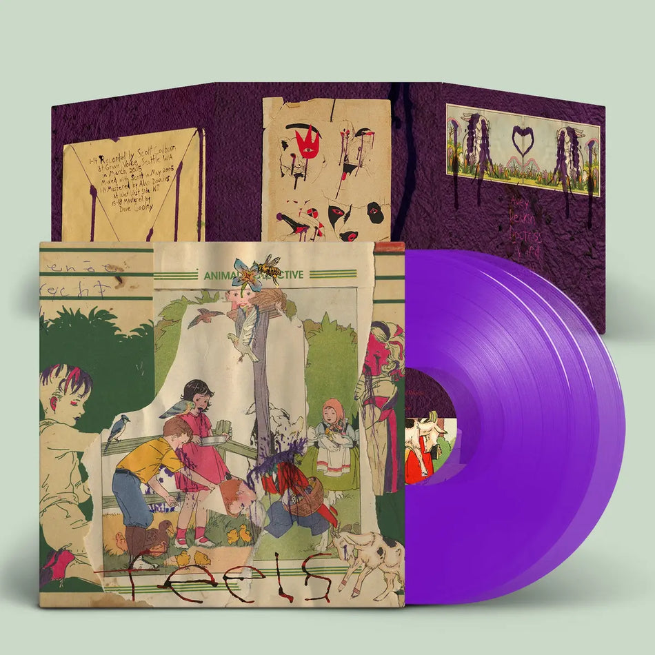 Animal Collective - Feels LP (3-Disc Anniversary Transparent Grape Vinyl)