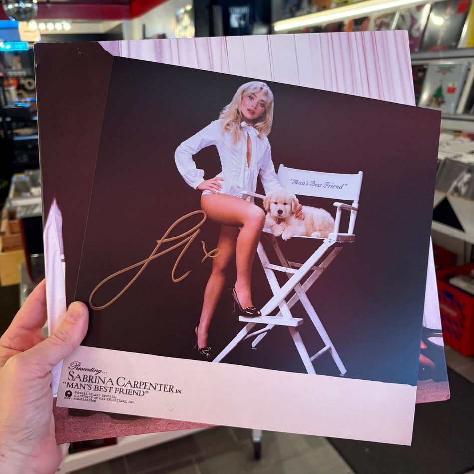 Sabrina Carpenter - Man's Best Friend LP with *SIGNED INSERT* (Indie Seafoam Vinyl)