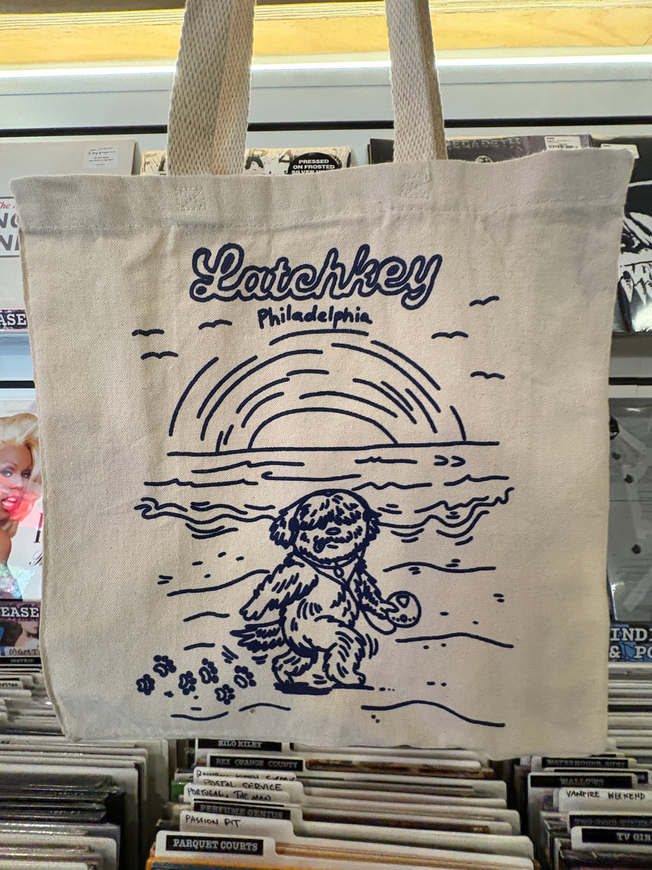 Latchkey Beach Pup Canvas Tote