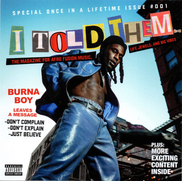 Burna Boy - I Told Them LP