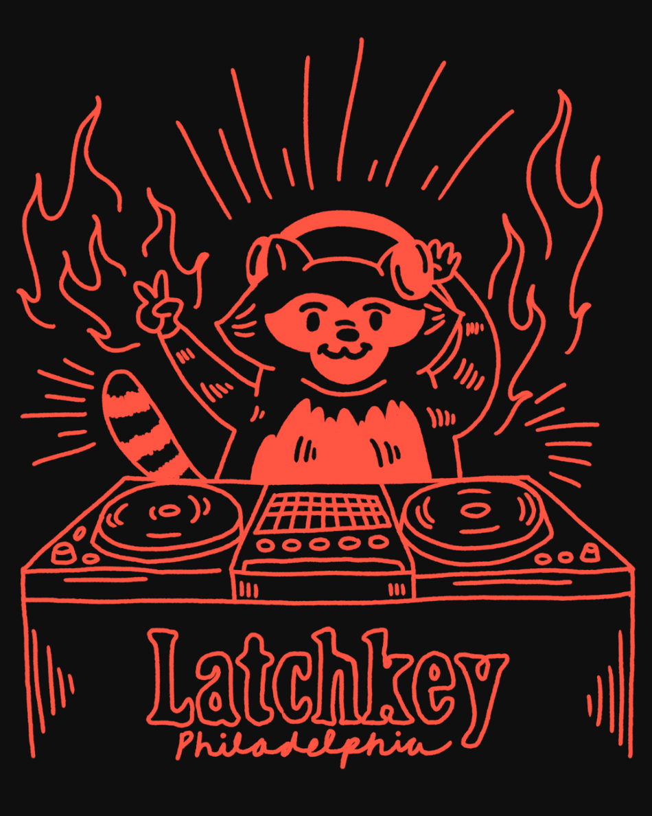 Latchkey DJ Trash Panda Tee