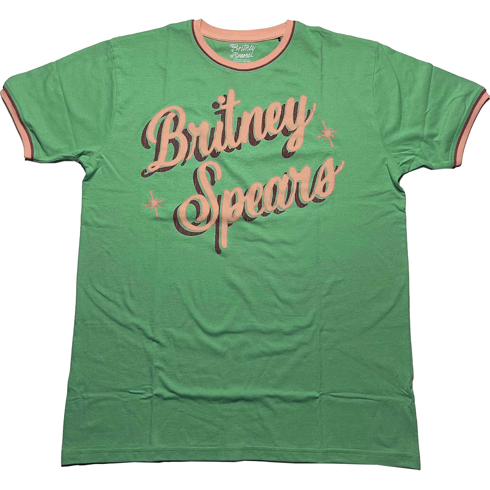 Britney Spears Green Ringer Unisex Tee