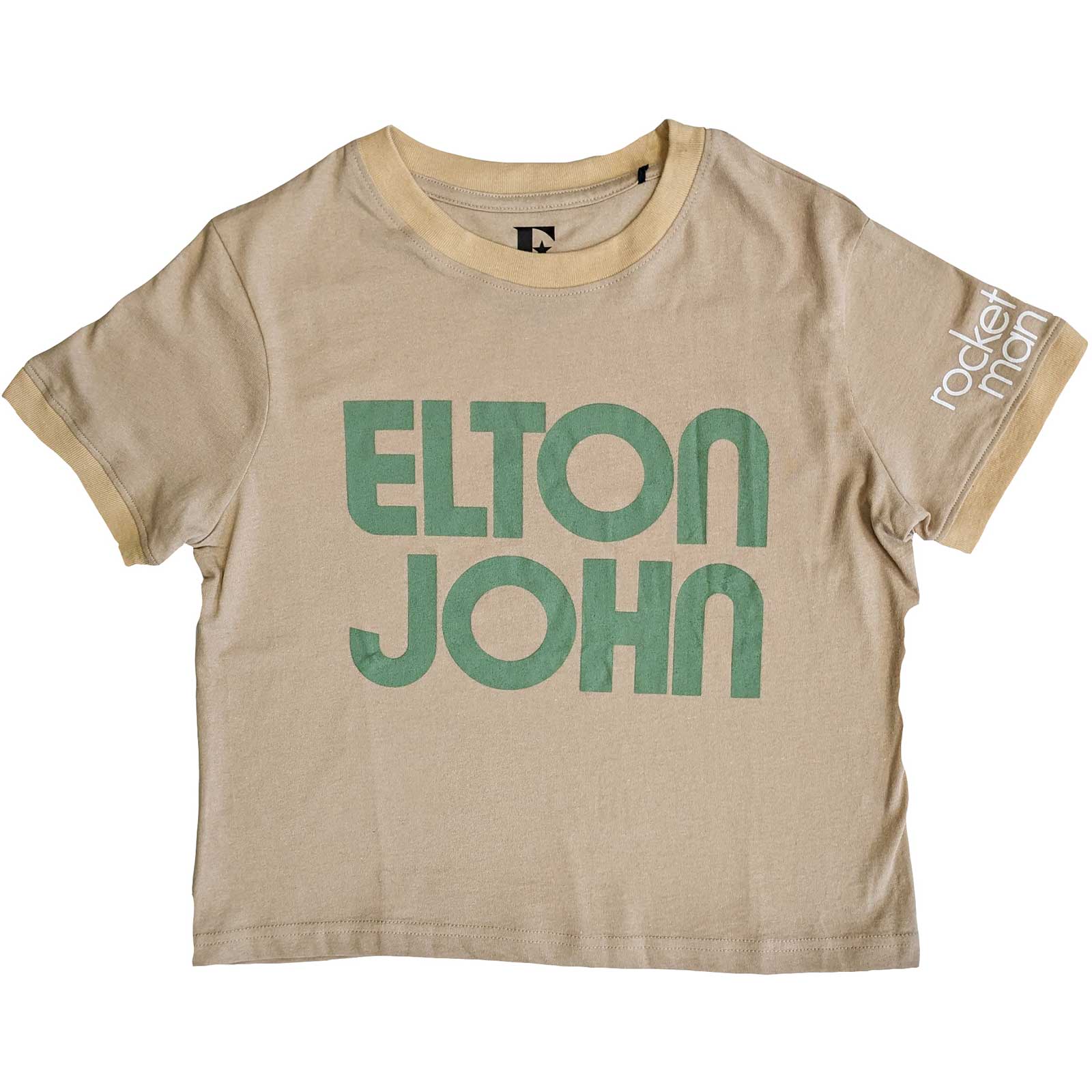 Elton John Crop Top Tee