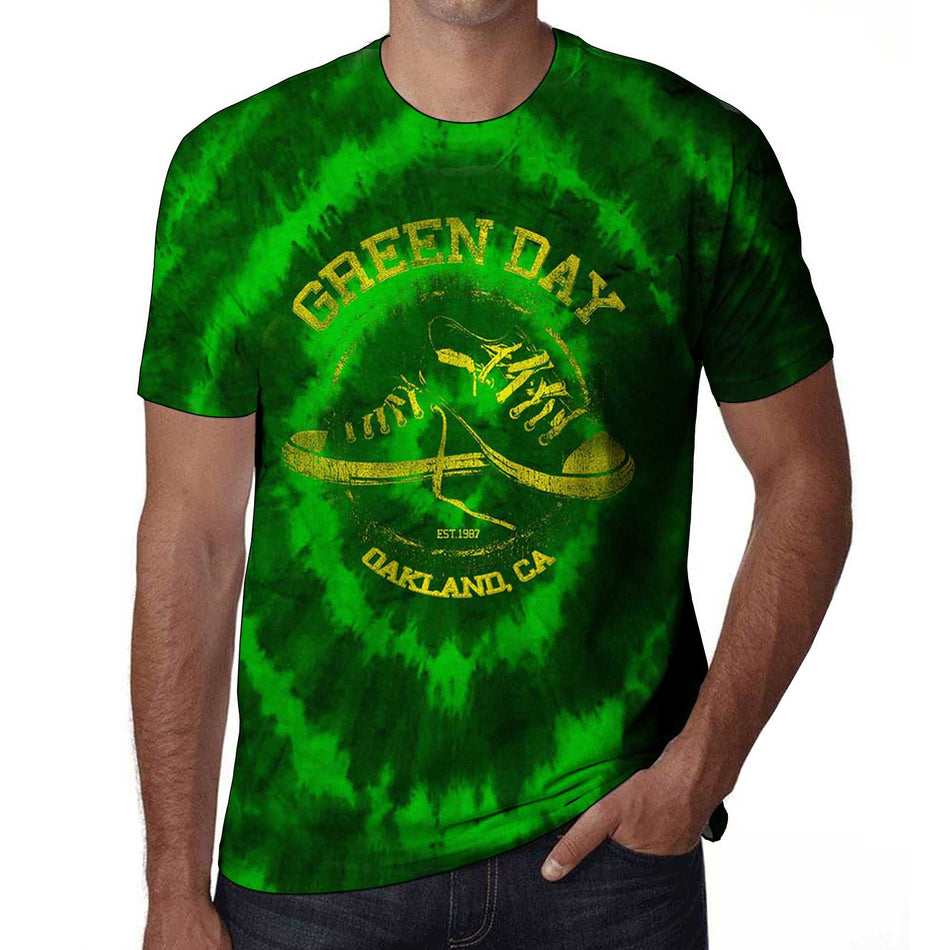 Green Day Sneakers Oakland Wash Unisex Tee