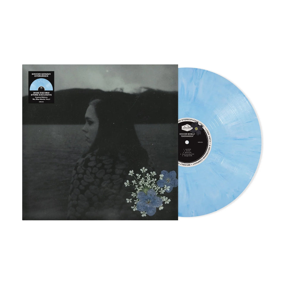 Soccer Mommy - Evergreen LP (Indie Exclusive Sky Blue Marble Vinyl)