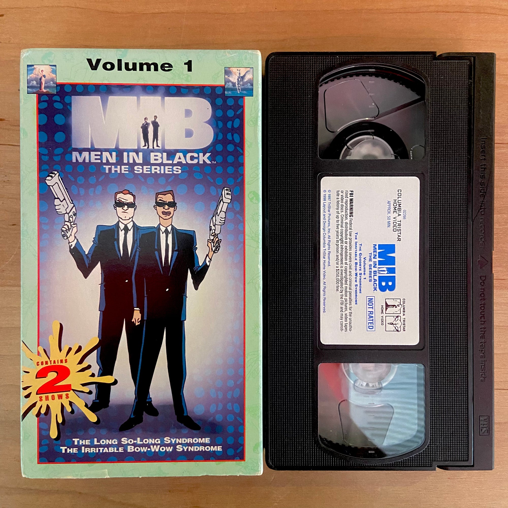 Men in Black Cartoon- VHS Tape (Used)