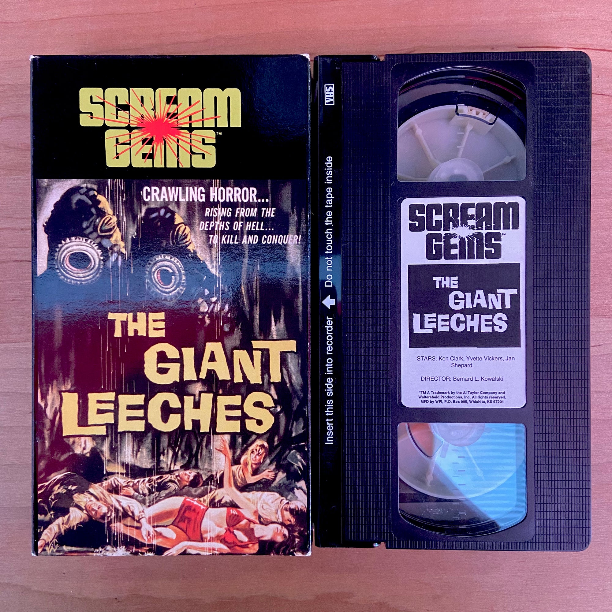 The Giant Leeches - VHS Tape (Used)