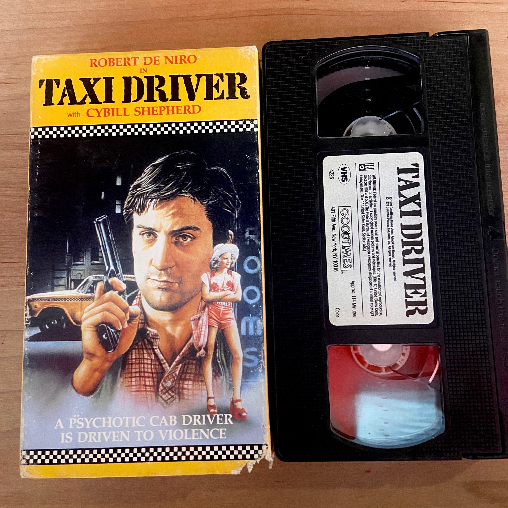 Taxi driver- VHS Tape (Used)