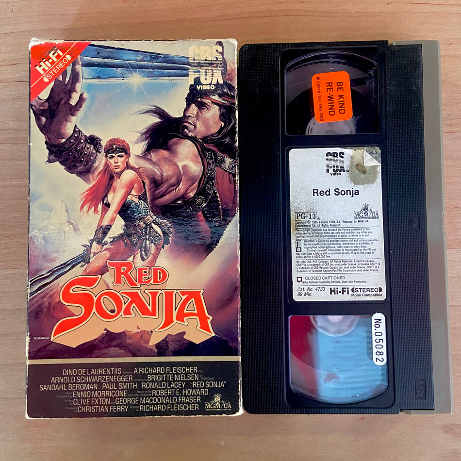 Red Sonja - VHS Tape (Used)