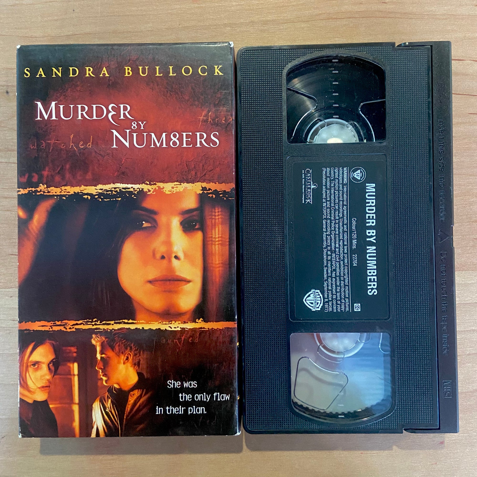 Murder by Numbers- VHS Tape (Used)