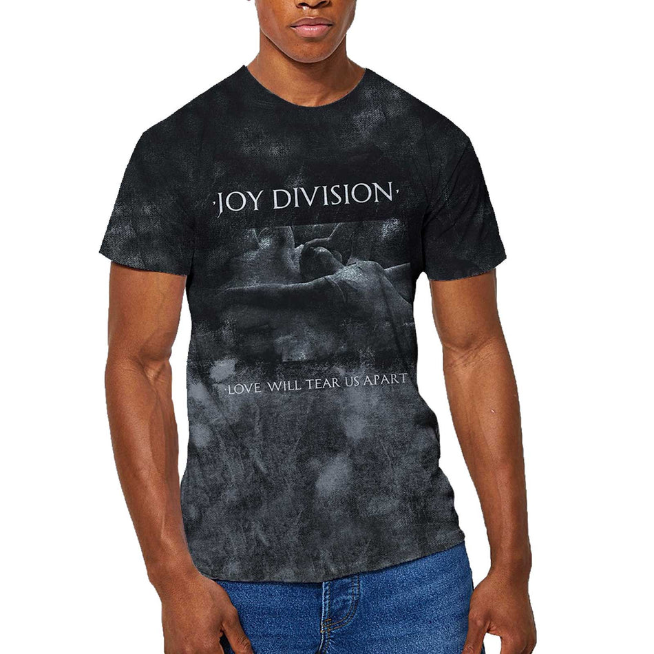 Joy Division Love Will Tear Us Apart Dark Wash Unisex Tee
