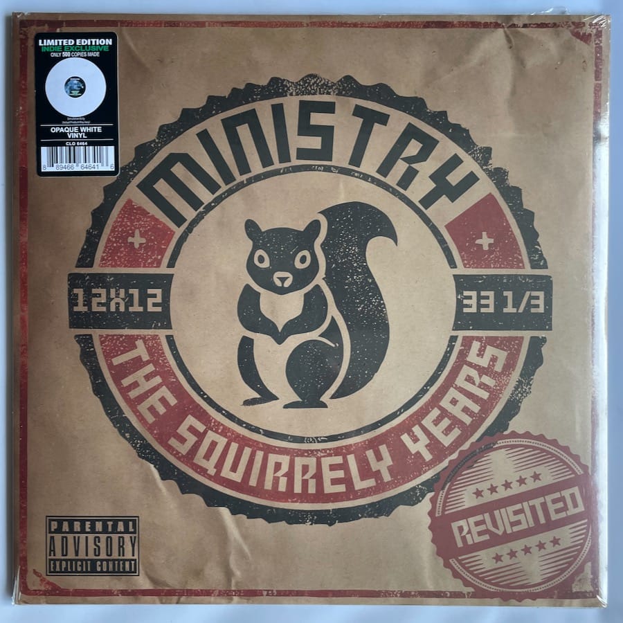 Ministry - The Squirrelly Years Revisited LP (Indie Exclusive White Vinyl)