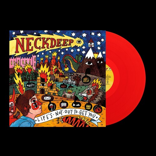 Neck Deep - Life's Not Out To Get You LP (Blood Red Vinyl)