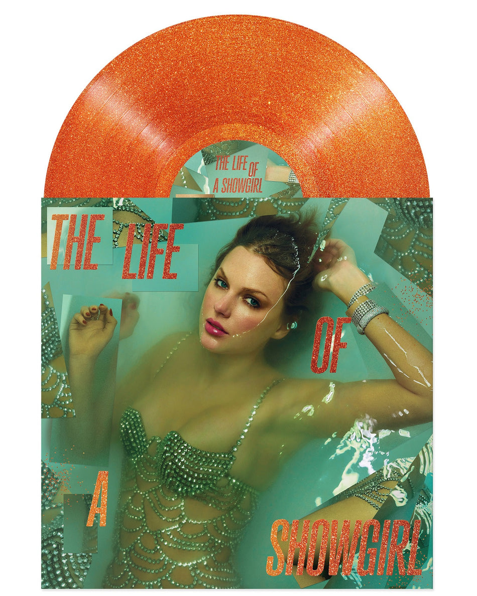 Taylor Swift - The Life of a Showgirl LP (Portofino Orange Glitter Vinyl)