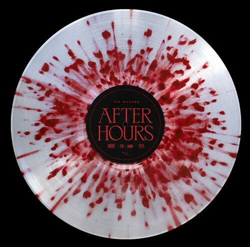 The Weeknd -  After Hours LP (2-disc white with red splatter colored vinyl)
